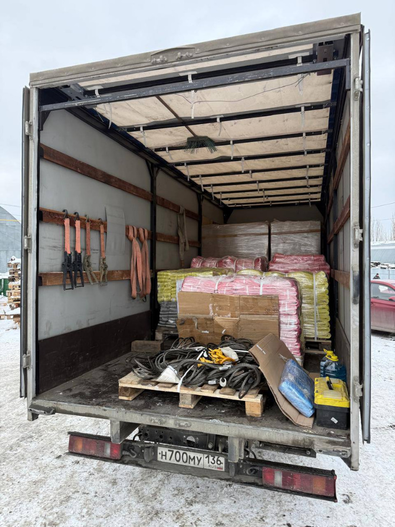 Отгрузка строп заказчику